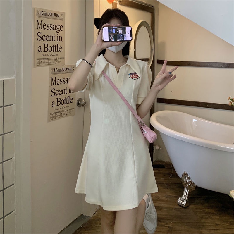 Plus Đầm Polo Thời Trang Mùa Hè 2022 Cho Nữ Có Size Lớn