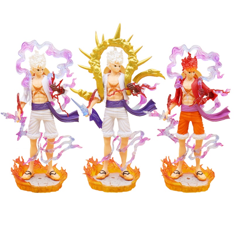 Mô Hình Nhân Vật Luffy Trong One Piece GK5 Luffy Sun God Nika Gear 5