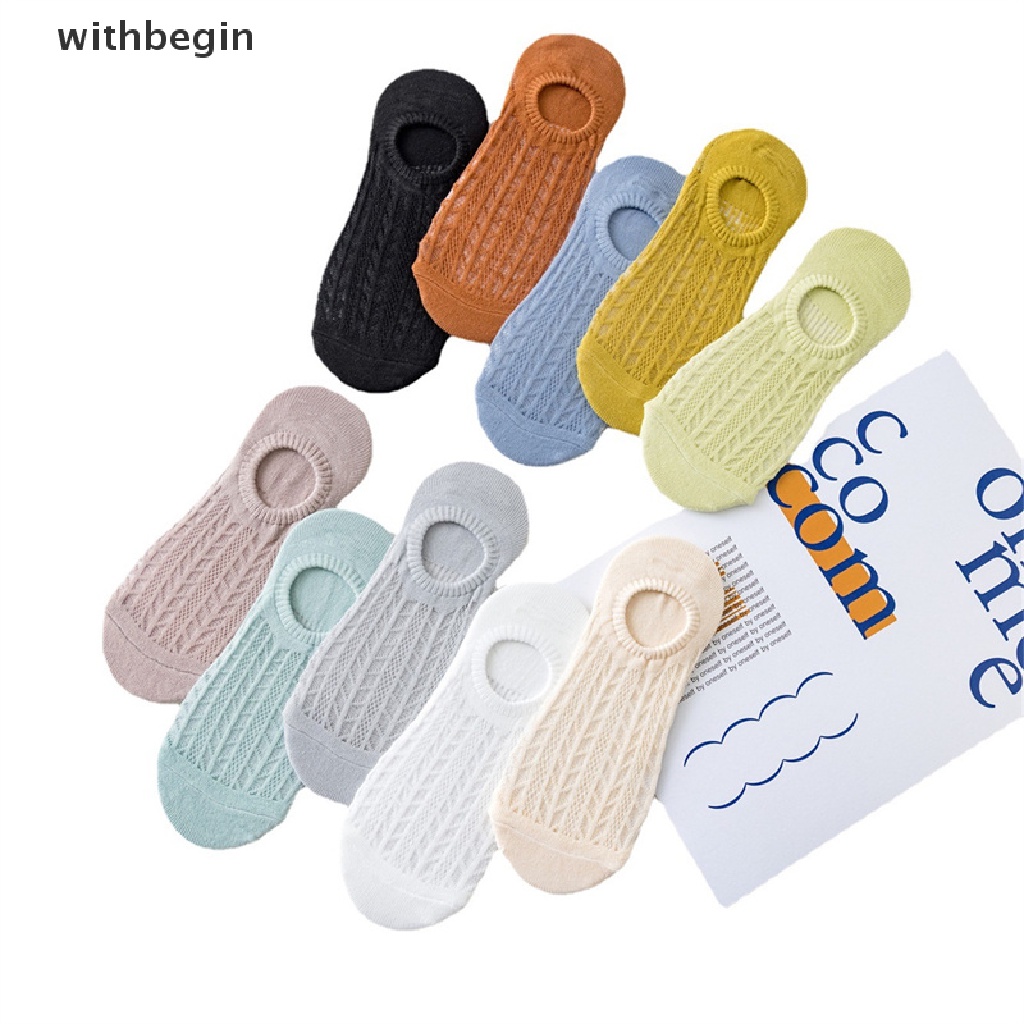 Vớ Thuyền Lưới Vô Hình Thoáng Khí Không Trượt Thời Trang Mùa Hè Cho Nữ