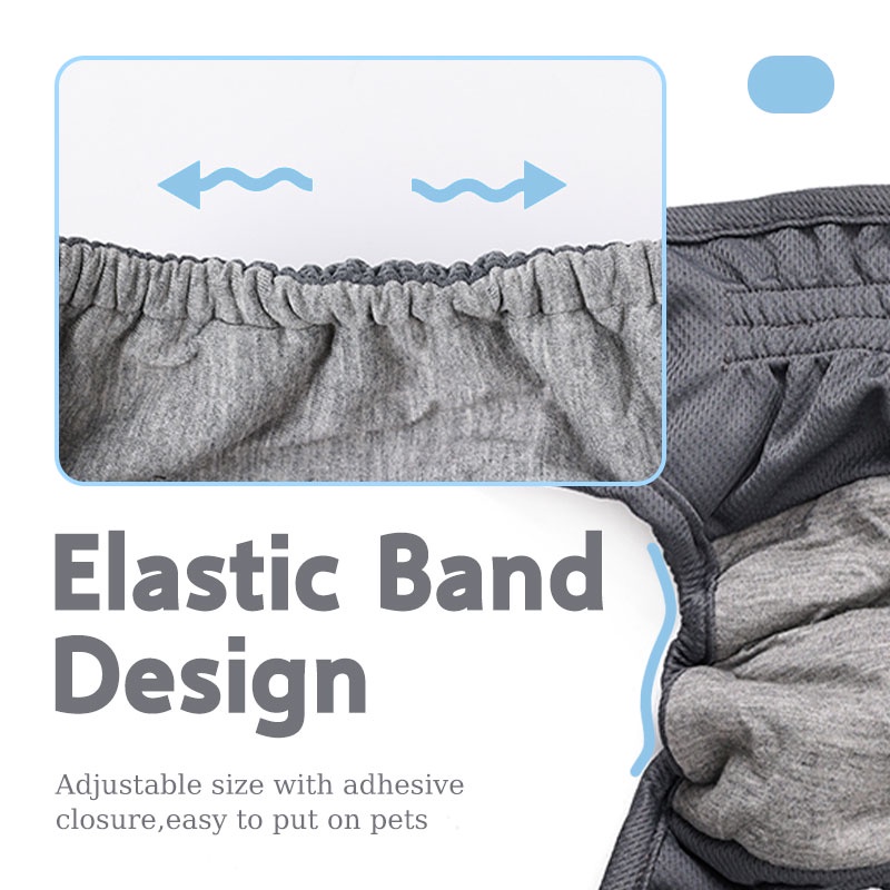 HamshMoc Tã Quần Sooc Sinh Lý Độ Thấm Hút Cao Thoáng Khí Tùy Chỉnh Tiện Dụng Cho Cún Cưng