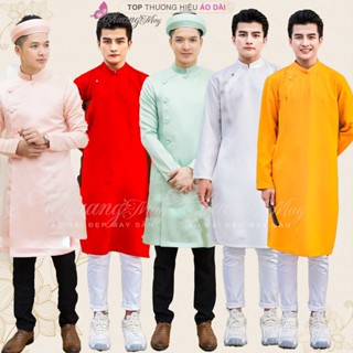 Áo dài nam cách tân form vestton Chaang May sẵn dáng áo truyền thống dự tiệc cướI lễ tết đẹp ADC135