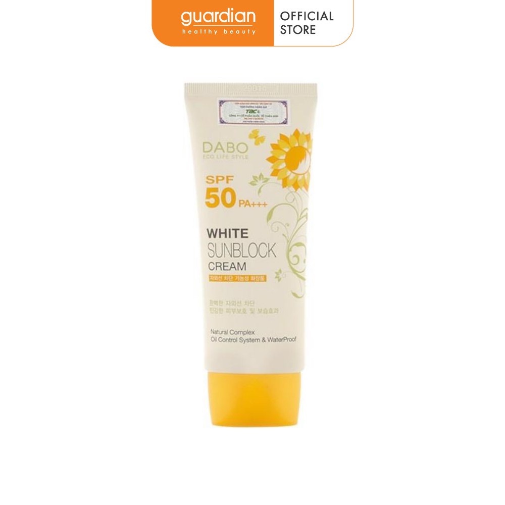 Kem chống nắng trắng da Dabo White Sunblock Cream SPF50 PA++ 70ml