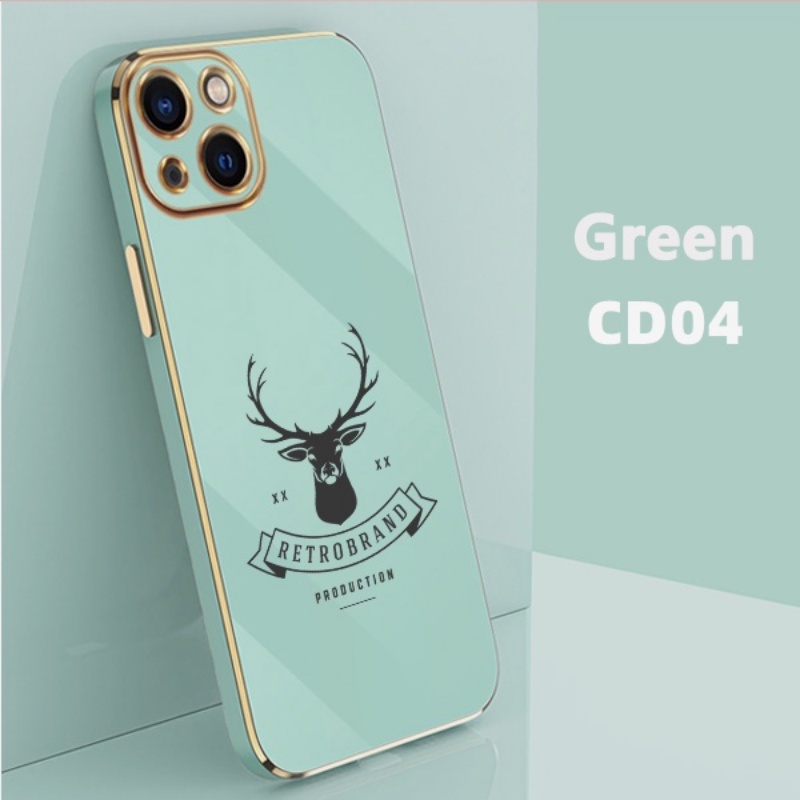 Ốp Điện Thoại Mềm Mạ Điện Thời Trang Mới Cho iPhone 6 6s 7 8 Plus iPhone 14