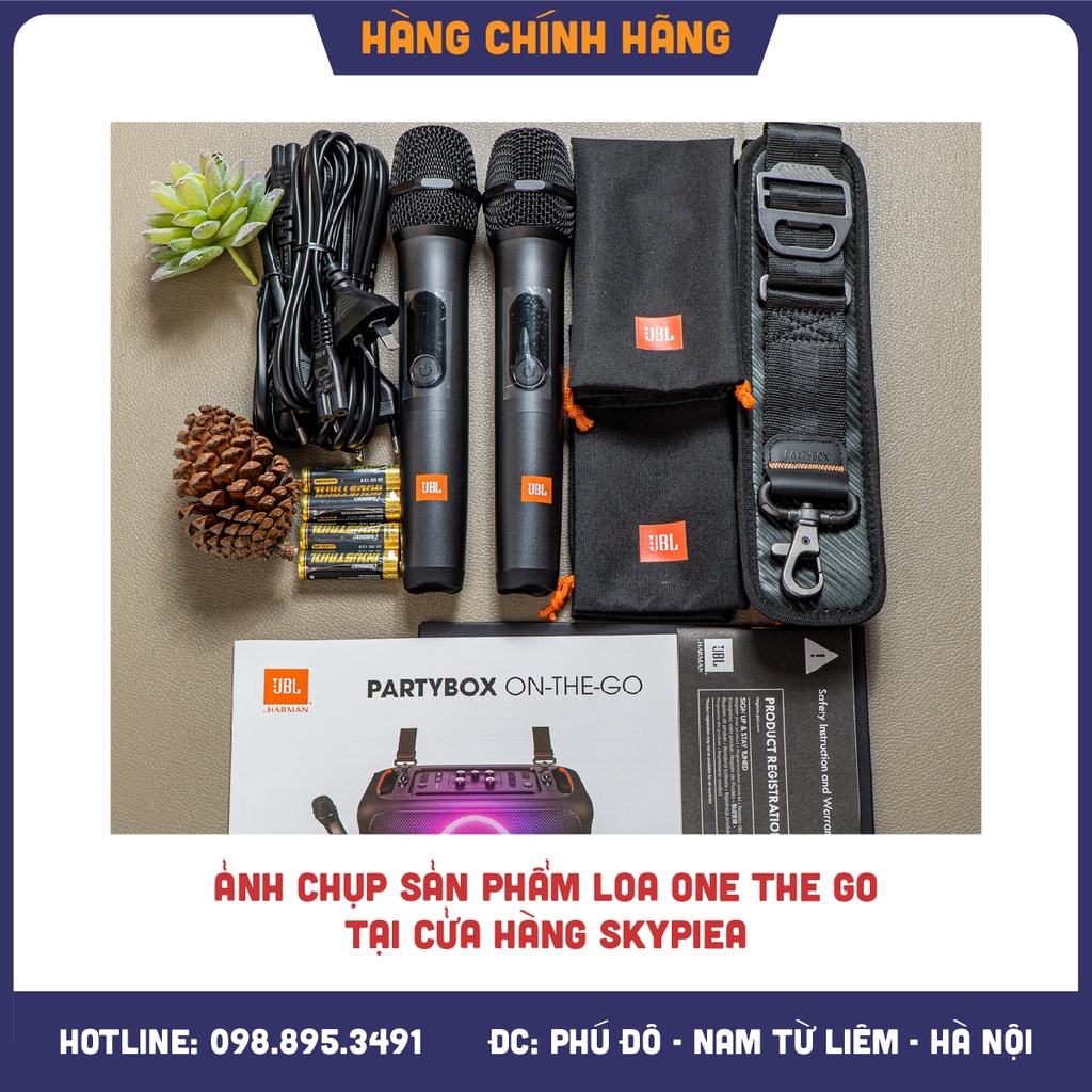 Loa Bluetooth JBL Partybox On The Go - Hàng Chính Hãng PGI bảo hành 12 tháng