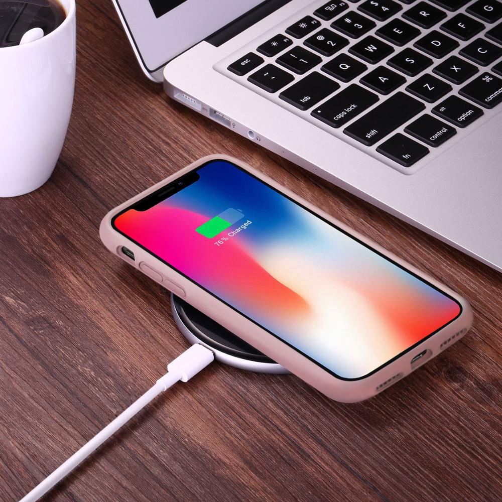 Ốp Lưng Silicone DẻO MàU Trơn Cho iPhone 6 6s 7 8 Plus X XR XS Max 11 12 13 14 Pro Max
