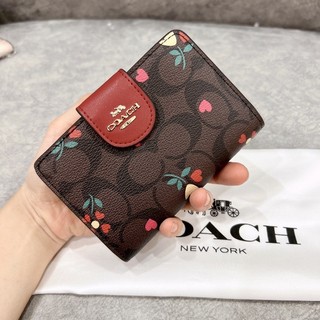 Ví coach nữ Coach  wallet medium corner zip wallet
