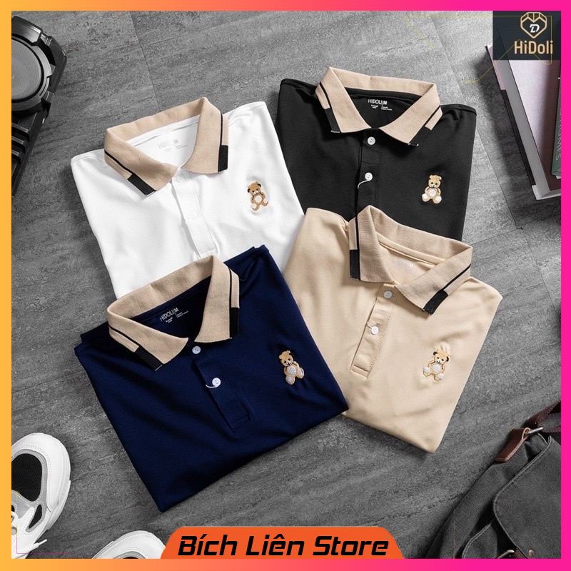 Áo Thun Polo Nam cổ bẻ Tedear vải Cá Sấu Cotton cao cấp chuẩn form - Thời Trang HiDoli