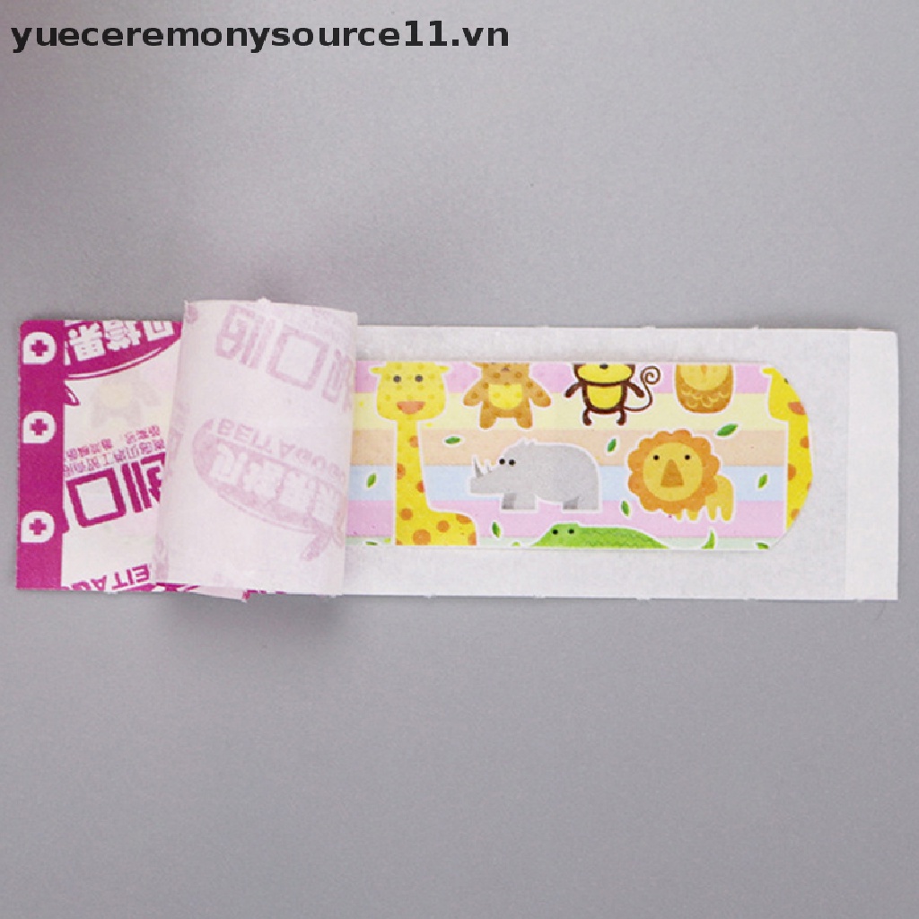 Bộ 120 Miếng Băng Keo Cá Nhân Thoáng Khí Chống Nước Họa Tiết Hoạt Hình