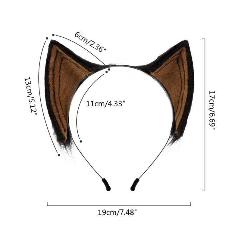 Flgo Băng Đô Tai Mèo Bông Hóa Trang Nhân Vật Anime Giáng Sinh Cho Nữ