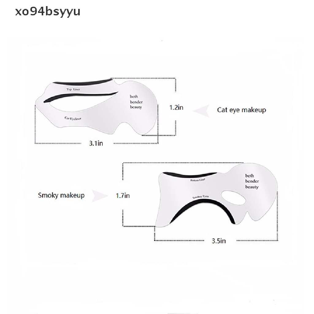 Khuôn Kẻ Mắt / Lông Mày Xo94Bsyu Tiện Lợi Dành Cho Trang Điểm