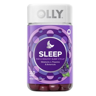 Kẹo dẻo hỗ trợ ngủ ngon Olly Sleep 110 Gummies Mỹ