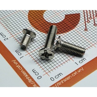 Vít ren vr3t m3+10mm - đầu bằng
