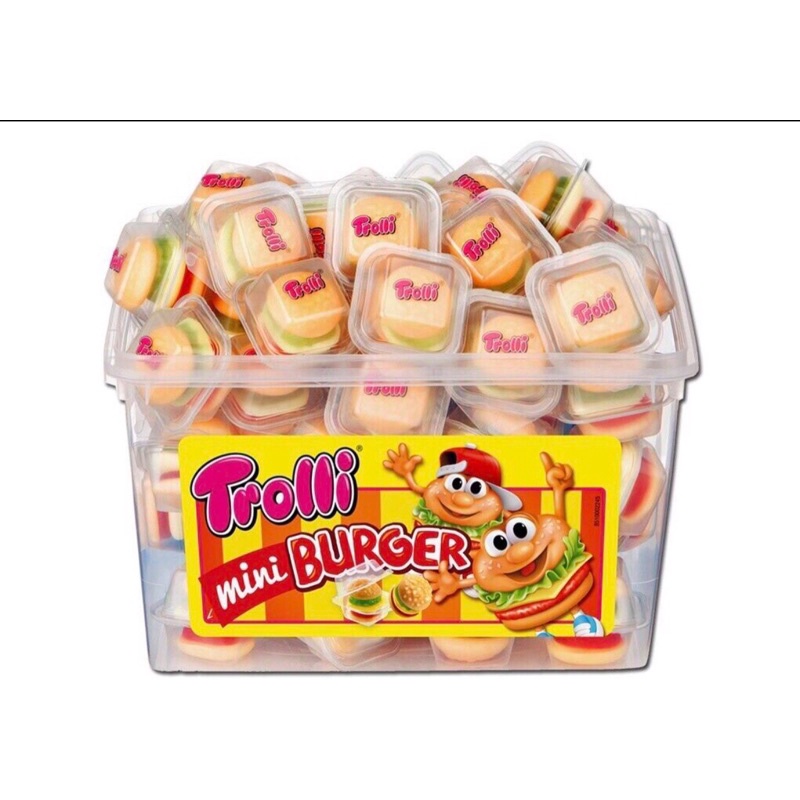 Kẹo Dẻo Trolli Mini Burger 600Gr