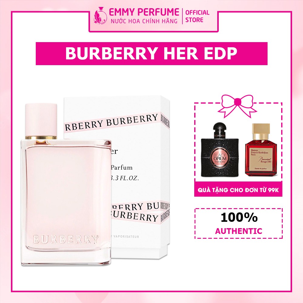Nước hoa nữ Burberry Her EDP Hương hoa cỏ trái cây thơm mát ngọt ngào nữ tính - EmmyPer