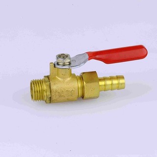 Van hơi, van khí đồng thau ren ngoài 13mm đuôi chuột