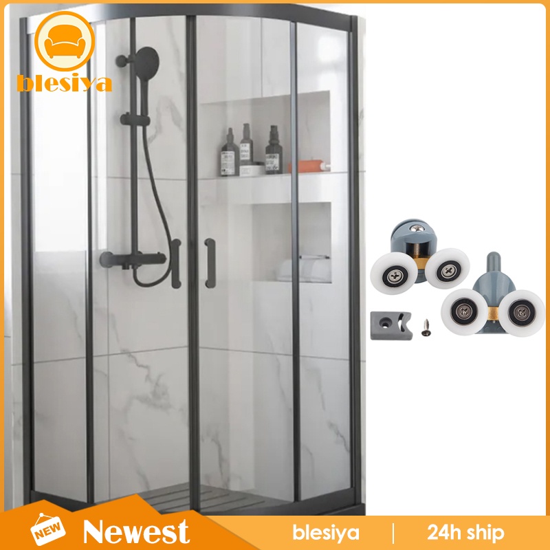 Bộ 2 Bánh Xe Ròng Rọc 23mm Cho Cửa Nhà Tắm