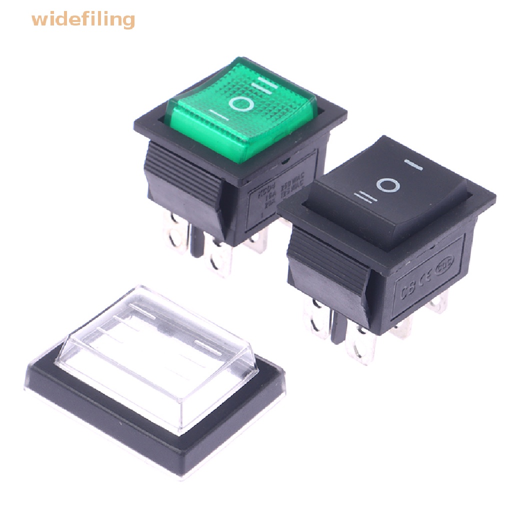 Công Tắc Bật / Tắt Đèn Kép KCD4 KCD6 4 / 6PIN Cho Tàu Thuyền