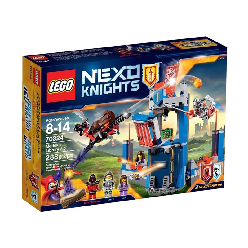Đồ chơi mô hình LEGO NEXO KNIGHTS: Merlok's Library 2.0 (70324)