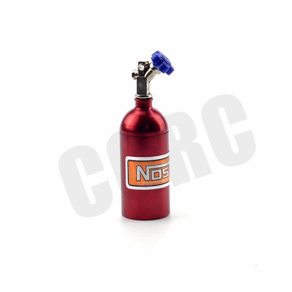 Bộ Phận Mô Phỏng Chai Nitrogen Bằng Kim Loại Cho Xe Điều Khiển 1 / 10 Crawler Car Traxxas TRX4 Defender Bronco RC4WD D90 D110 Axial Scx10 90046