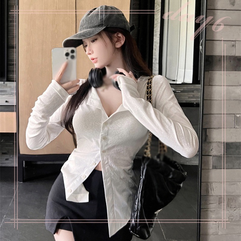 Áo Khoác Cardigan Tay Dài Thoáng Khí Chống Nắng Phong Cách Hàn Quốc Thời Trang Cho Nữ