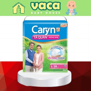 (HCM-NOWSHIP) Tã quần người già Caryn size M/L gói lớn siêu tiết kiệm