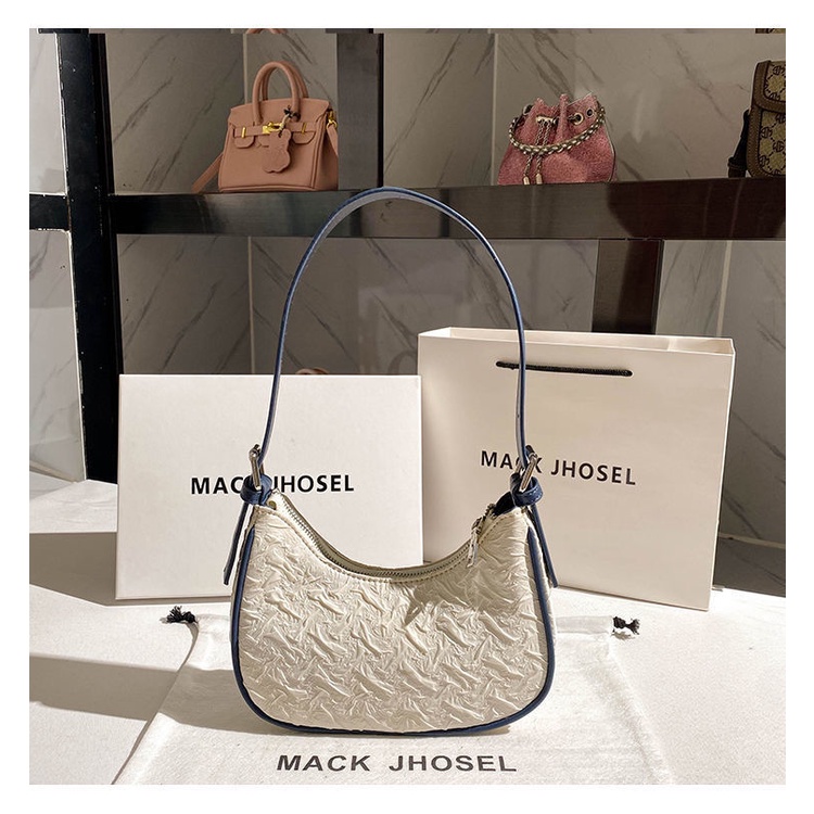 Túi Xách Kẹp Nách Xếp Ly Thời Trang Mùa Hè Cho Nữ