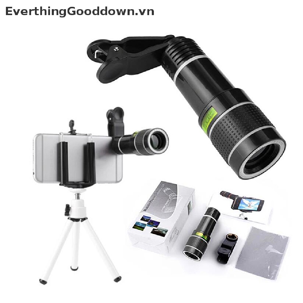 Ống Kính Phóng To 20x HD Có Kẹp Tiện Dụng Cho Điện Thoại Thông Minh