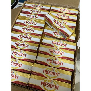 Bơ nhạt president thỏi 100g date 10/7