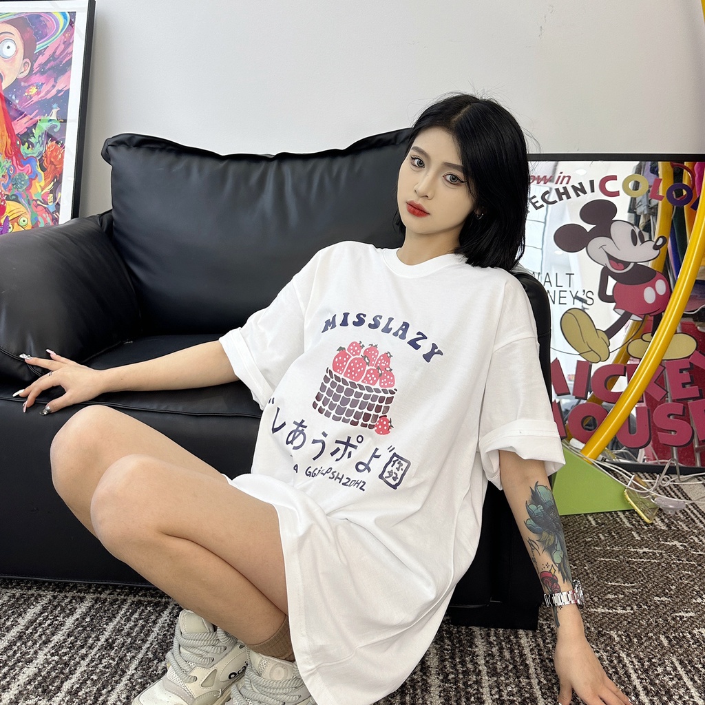 NRVP Áo Thun 100% Cotton Tay NgắN Plus Size 5XL