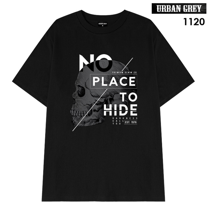 Áo thun Local Brand URBAN GREY - No Place - tay lỡ, form rộng - 1120