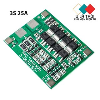 Mạch bảo vệ pin 3s 12.6v 25a pin lion 18650 26650