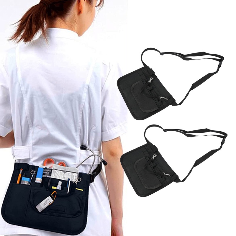 Túi Nylon Đựng Dụng Cụ Sơ Cứu Y Tế / Kéo Thắt Lưng Màu Đen Chất Lượng Cao