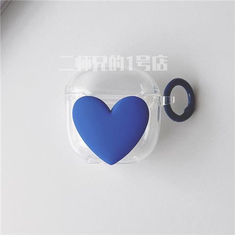 Hàng Sẵn Sàng! Vỏ Bảo Vệ Hộp Sạc Tai Nghe Remax TWS 19 Ba Chiều Đính Nơ Màu Xanh Dương Đậm