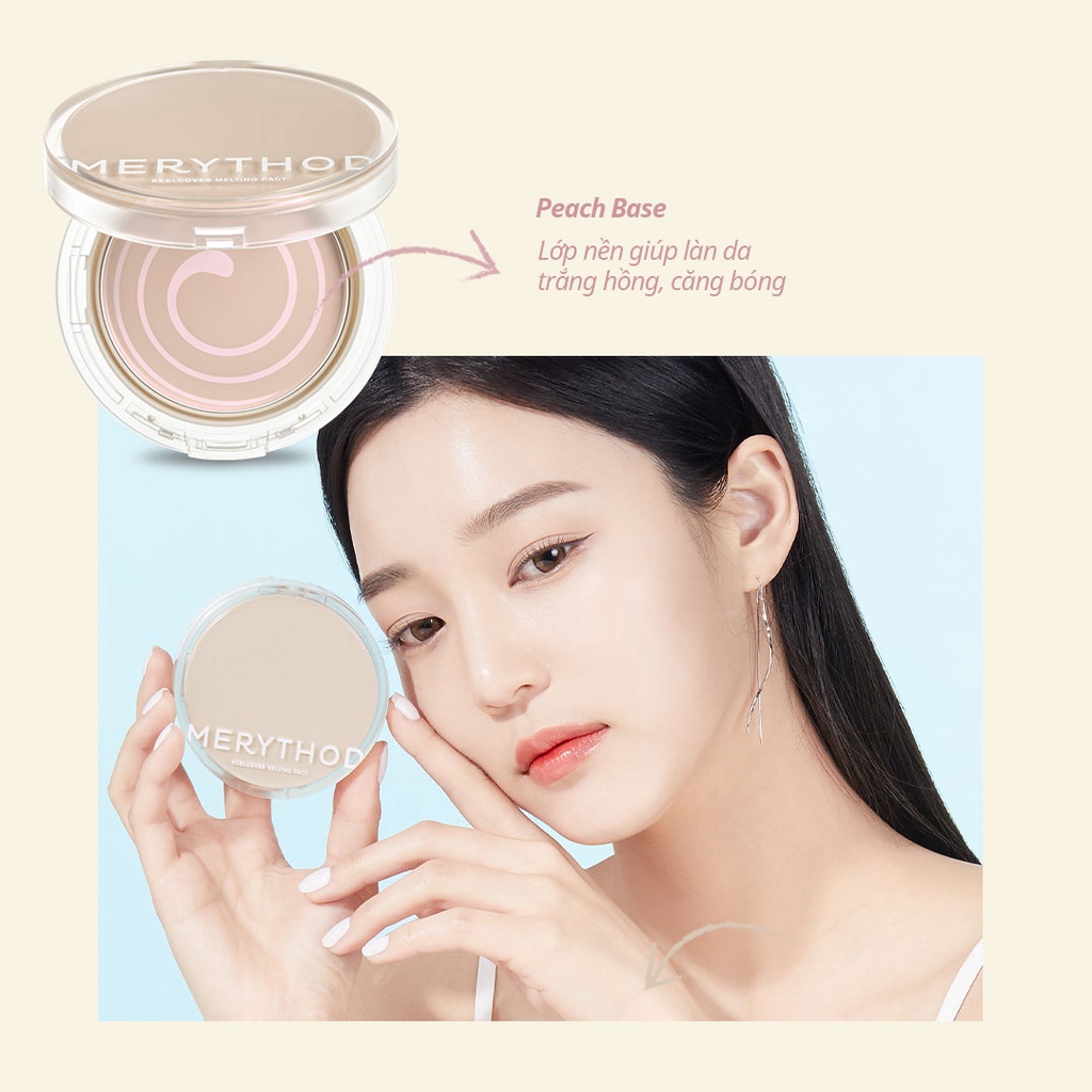 Phấn tươi mềm mịn độ che phủ cao làm da căng bóng Reel Cover Melting Pact 11g