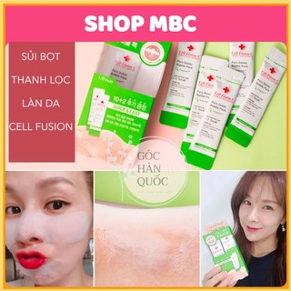 MBC 1 gói Mặt nạ sủi bọt thải độc, thu nhỏ lcl CELL FUSION C PORE DELETE BUBBLE PACK 5g