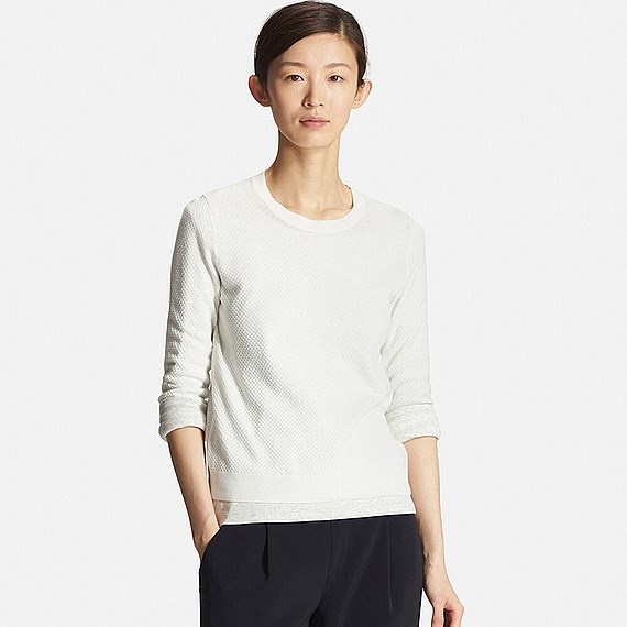 Áo len nữ cashmere Uniqlo 165438