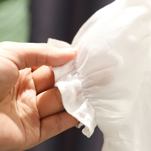 Áo Sơ Mi Tay Ngắn Cổ Búp Bê Dễ Thương Phong Cách Hàn Quốc Cho Bé Gái