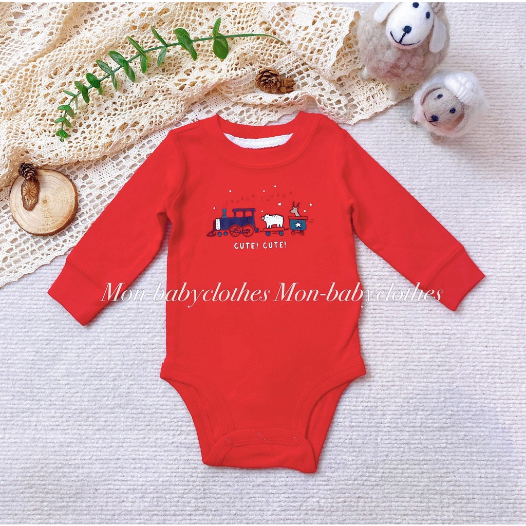 Áo BODY chip dài tay 6-9 tháng