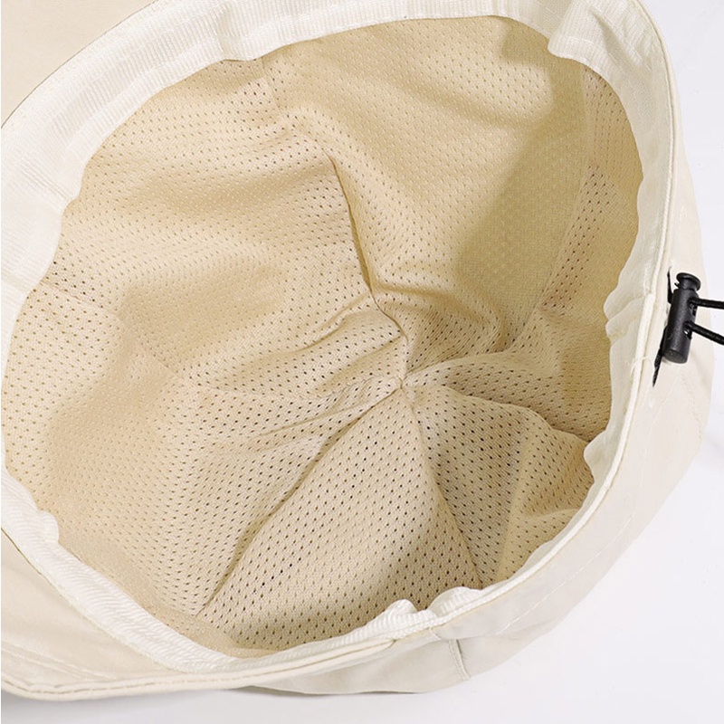 Nón Bucket Dây Rút Bằng Cotton Thoáng Khí Nhanh Khô Chống Tia UV Thời Trang Mùa Hè Cho Nữ