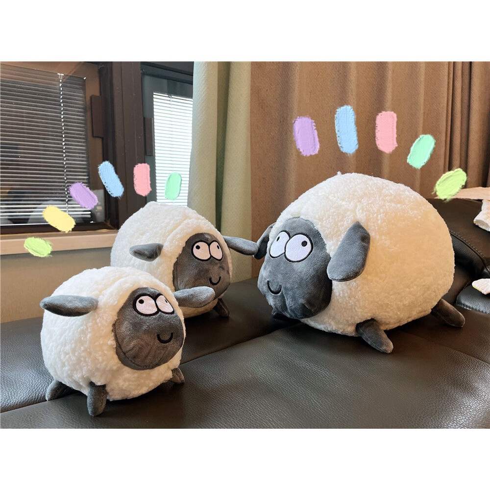 Cừu Nhồi Bông Màu Đen Đáng Yêu Trang Trí Nhà Cửa