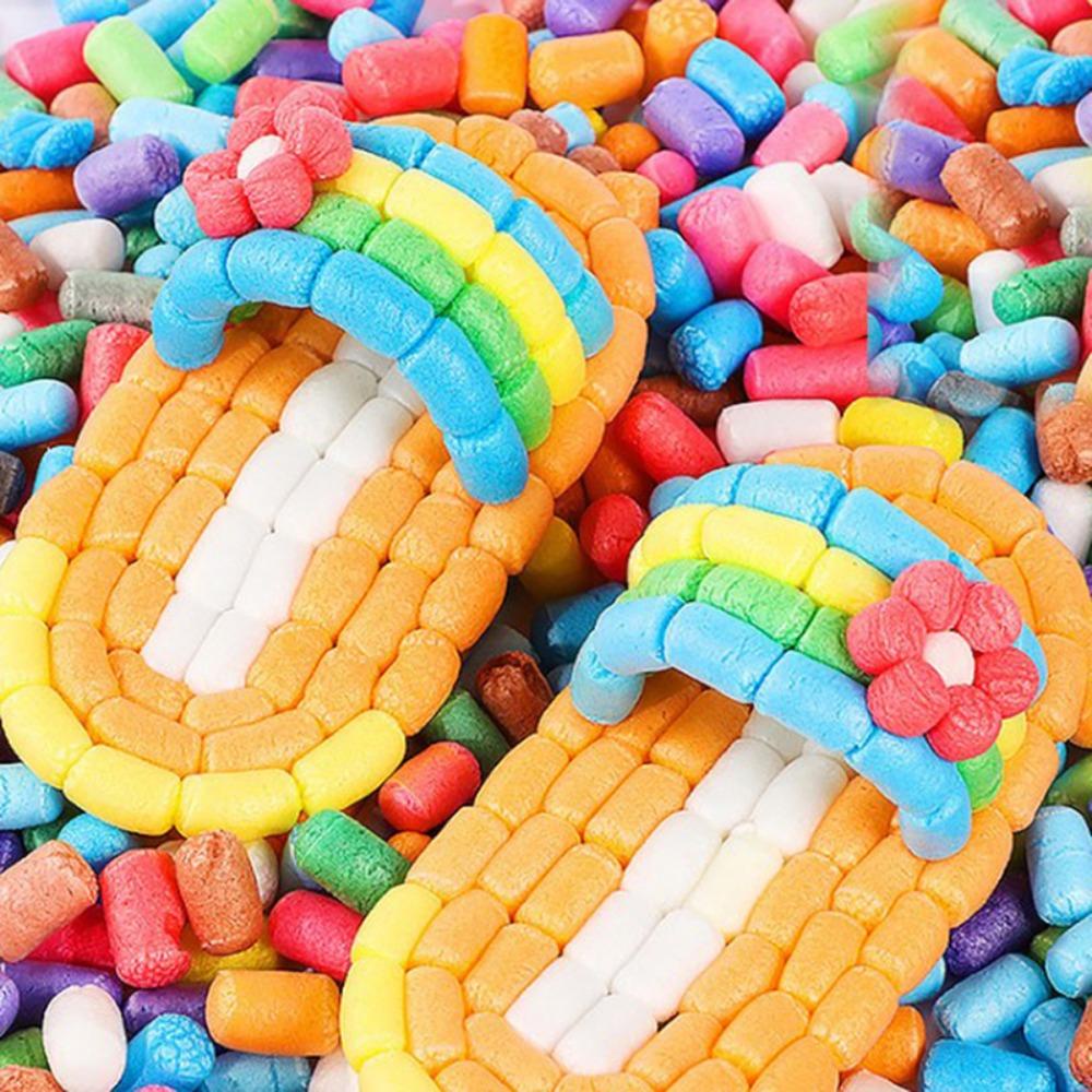 Bộ Đồ Chơi Lắp Ráp Hình Trái Bắp Nhiều Màu Sắc Dễ Thương Cho Trẻ Em DIY