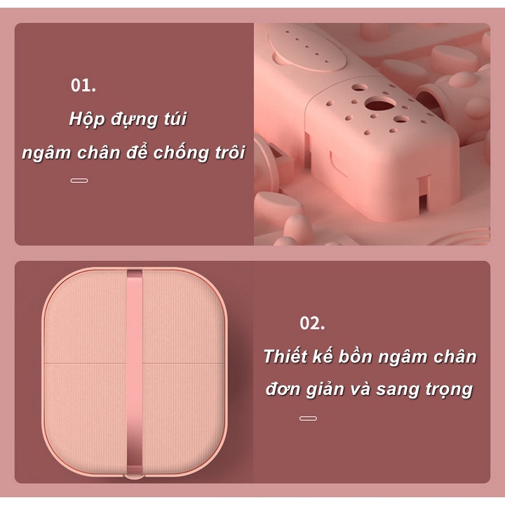 Máy Ngâm và massage chân Folding Foot Bath Điều Khiển Từ Xa - Home and Garden