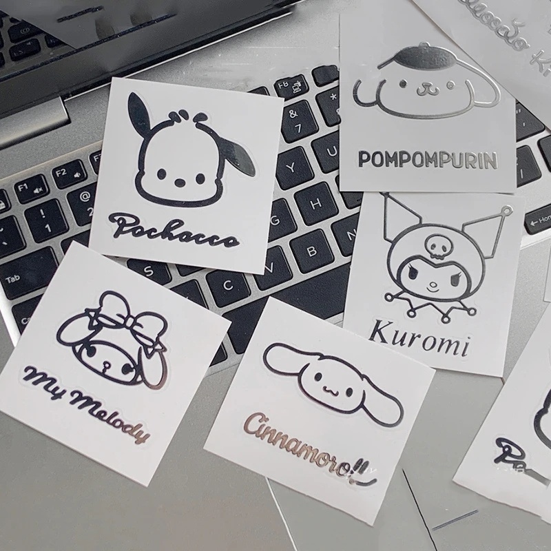 1 Tấm Nhãn Dán Hoạt Hình Bằng Kim Loại Chống Nước Trang Trí Sổ Tay / Nhật Ký / Điện Thoại