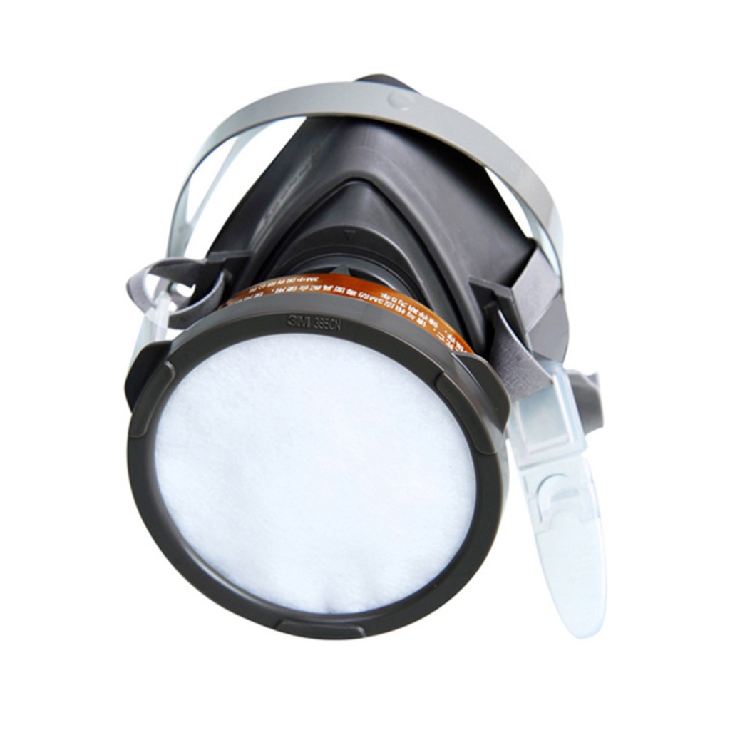 Bộ mặt nạ khẩu trang phòng độc 9 chi tiết 3M 3200 phin lọc than hoạt tính + kính chống bụi hoá chất phòng độc phun sơn