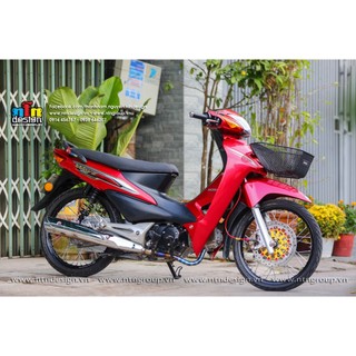 Tem rời Wave alpha 100 xe đỏ