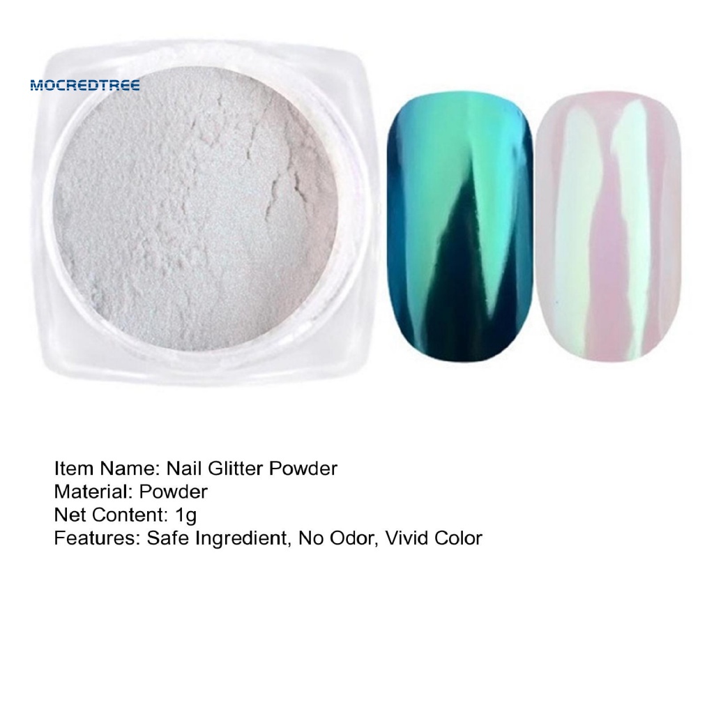 MT♚ 1 Hộp Bột Kim Tuyến Lấp Lánh Trang Trí Móng Tay An Toàn