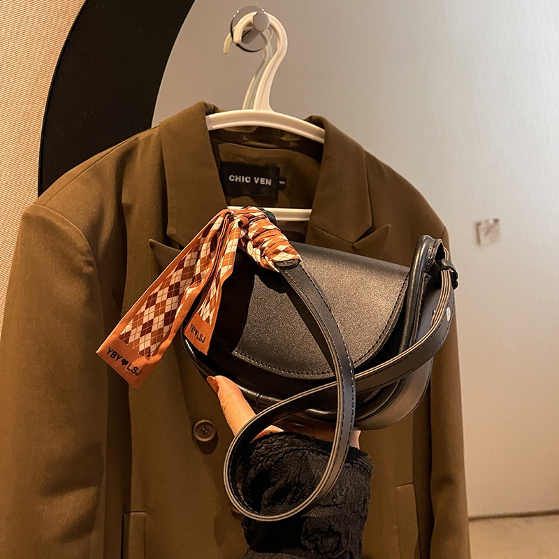 Ielgy Khăn Quàng Cổ Lụa Hình Vuông Nhỏ Màu Trơn Phong Cách Nước Ngoài Tinh Tế Hợp Thời Trang Cho Nữ