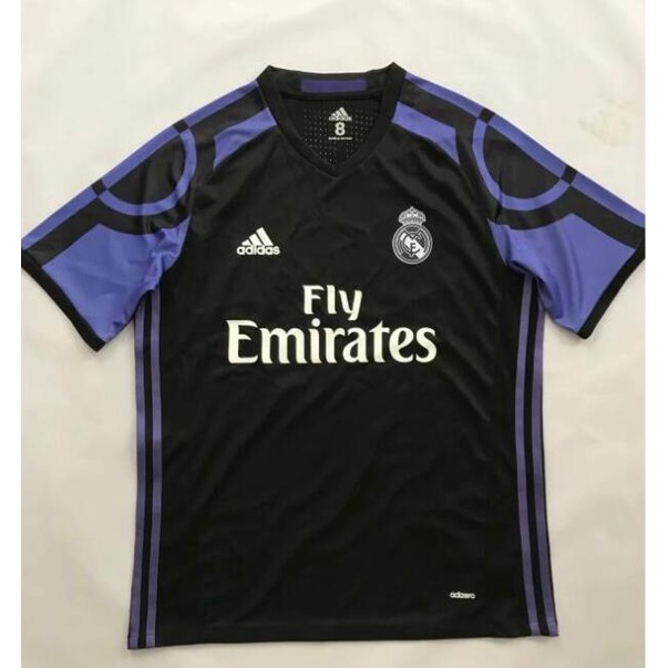 Áo sweater Tay Ngắn In Logo Real Madrid Phong Cách retro 16 / 17 Cho Ronaldo