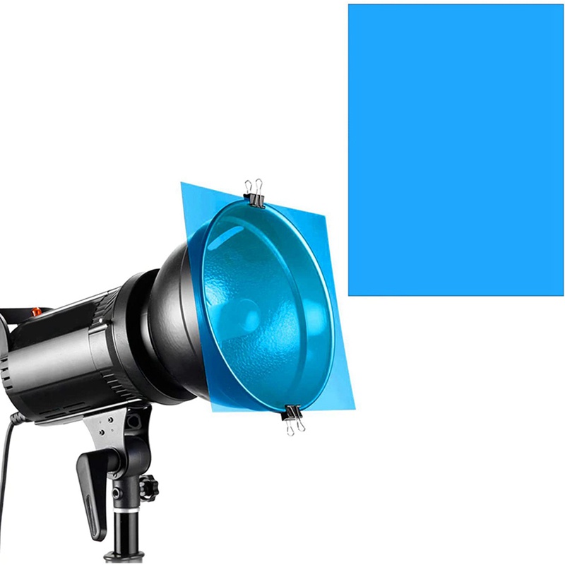 Set 9 Tấm Lọc Ánh Sáng Màu Sắc Chỉnh Sửa Dạng gel Dành Cho film Svideo ,photo