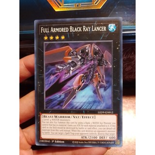 Thẻ bài yugioh: full armored black ray lancer led9-en012